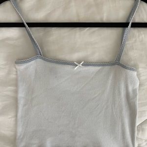 Brandy Melville crop white tank